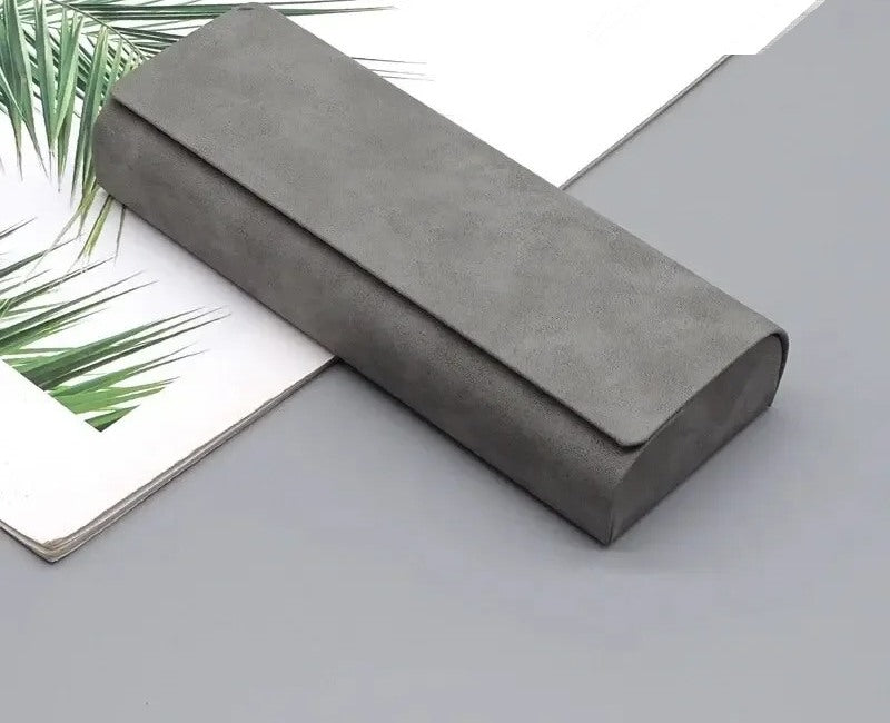 Grey glasses case