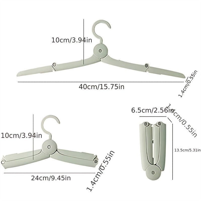 Folding hanger dimensions