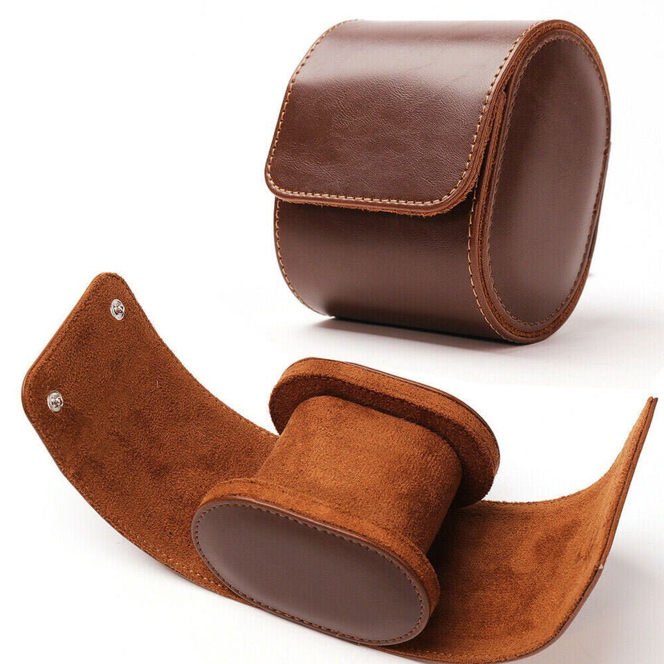 Watch travel case open with cushion